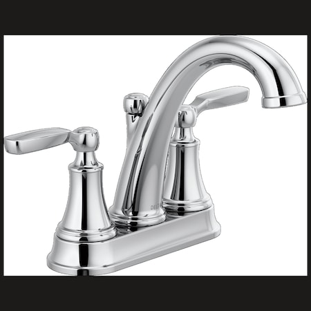 Delta 3-hole 4" installation Hole Centerset Lavatory Faucet, Chrome 2532LF-MPU